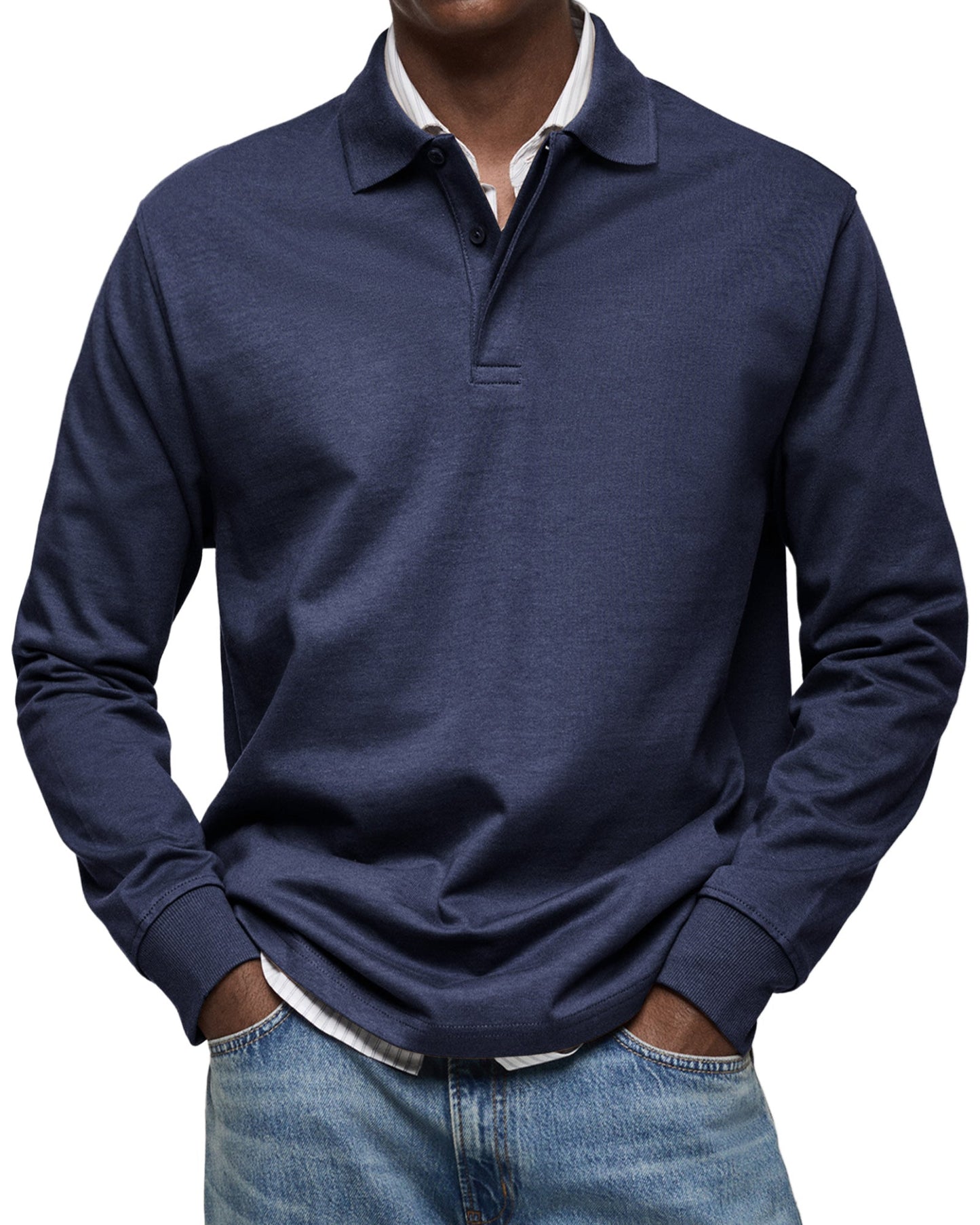 Ramon | POLO DE MANGA LARGA DE LUJO