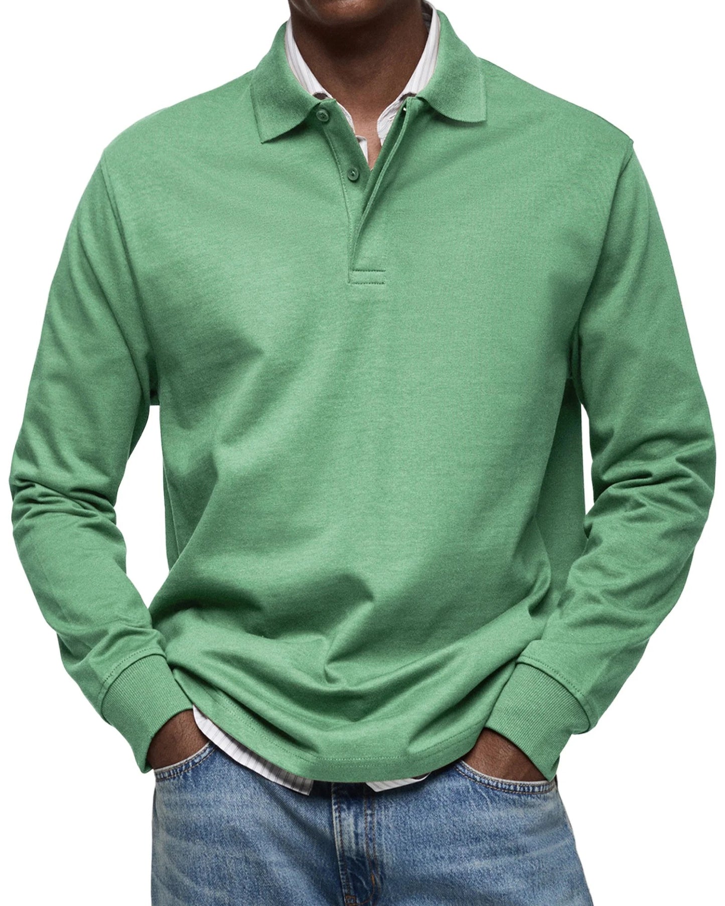 Ramon | POLO DE MANGA LARGA DE LUJO