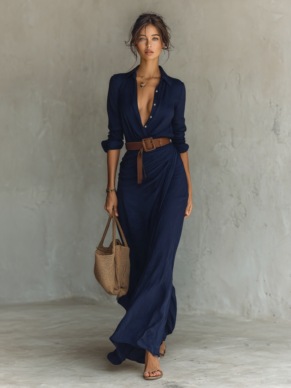Angi | Vestido largo casual