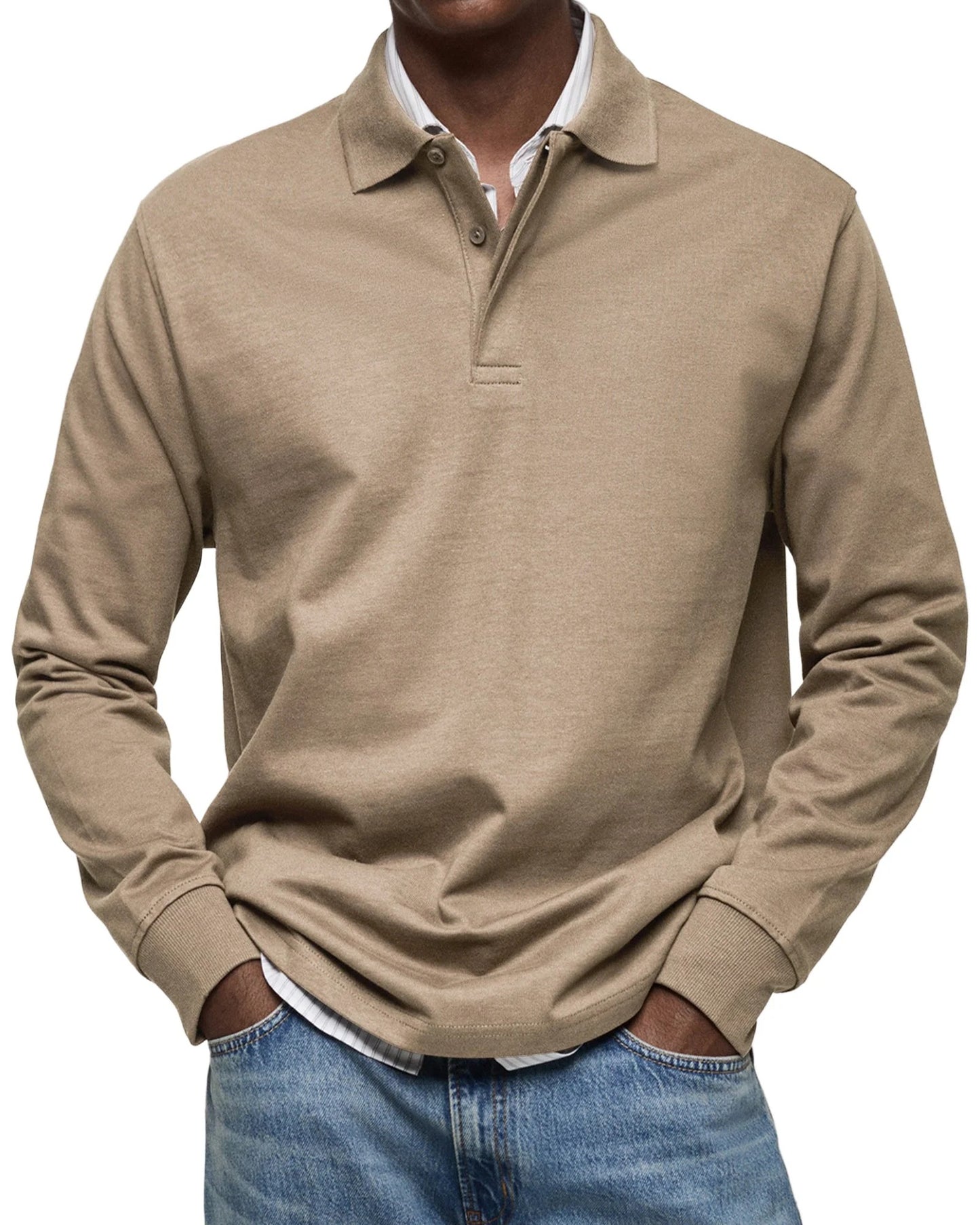 Ramon | POLO DE MANGA LARGA DE LUJO