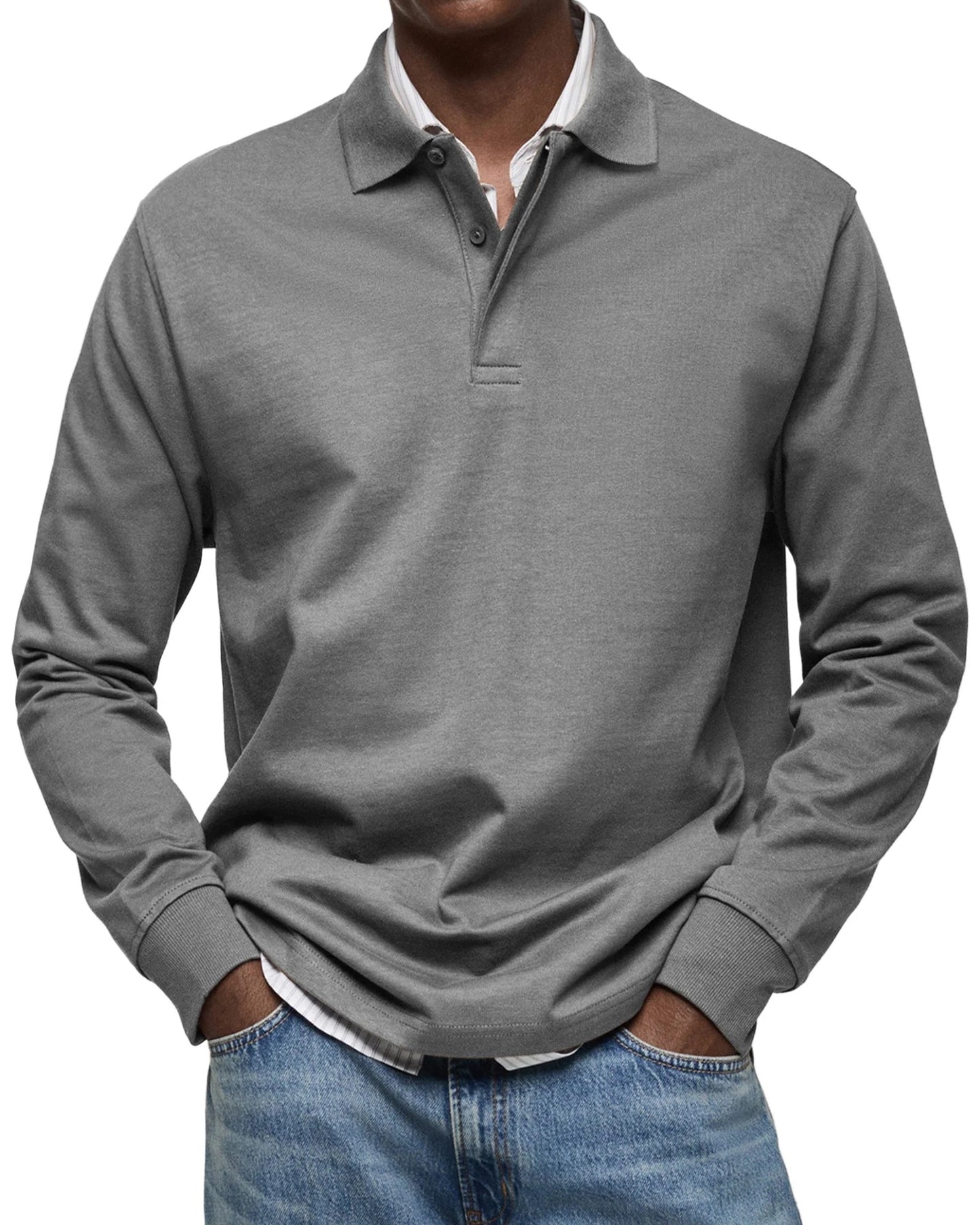 Ramon | POLO DE MANGA LARGA DE LUJO