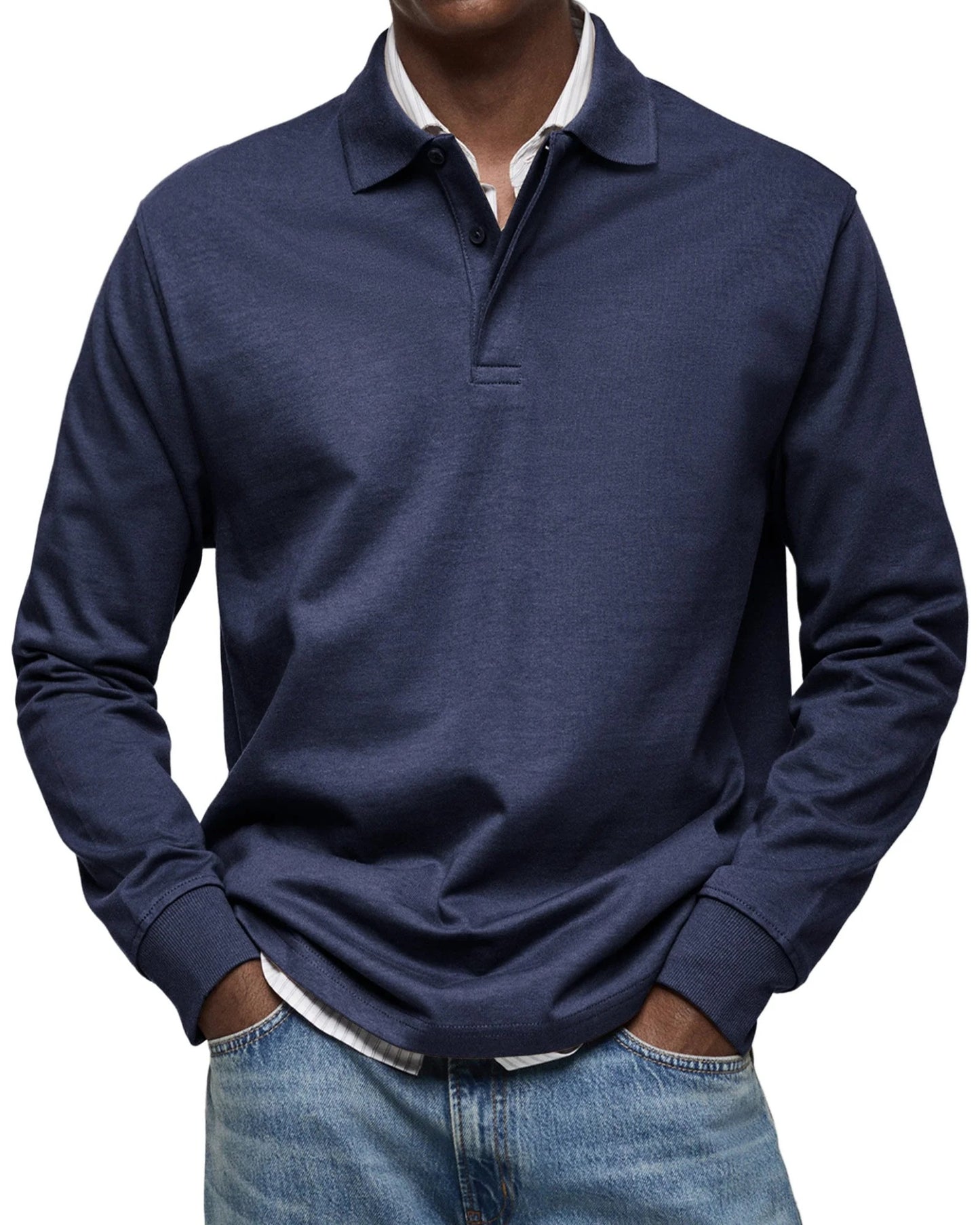 Ramon | POLO DE MANGA LARGA DE LUJO