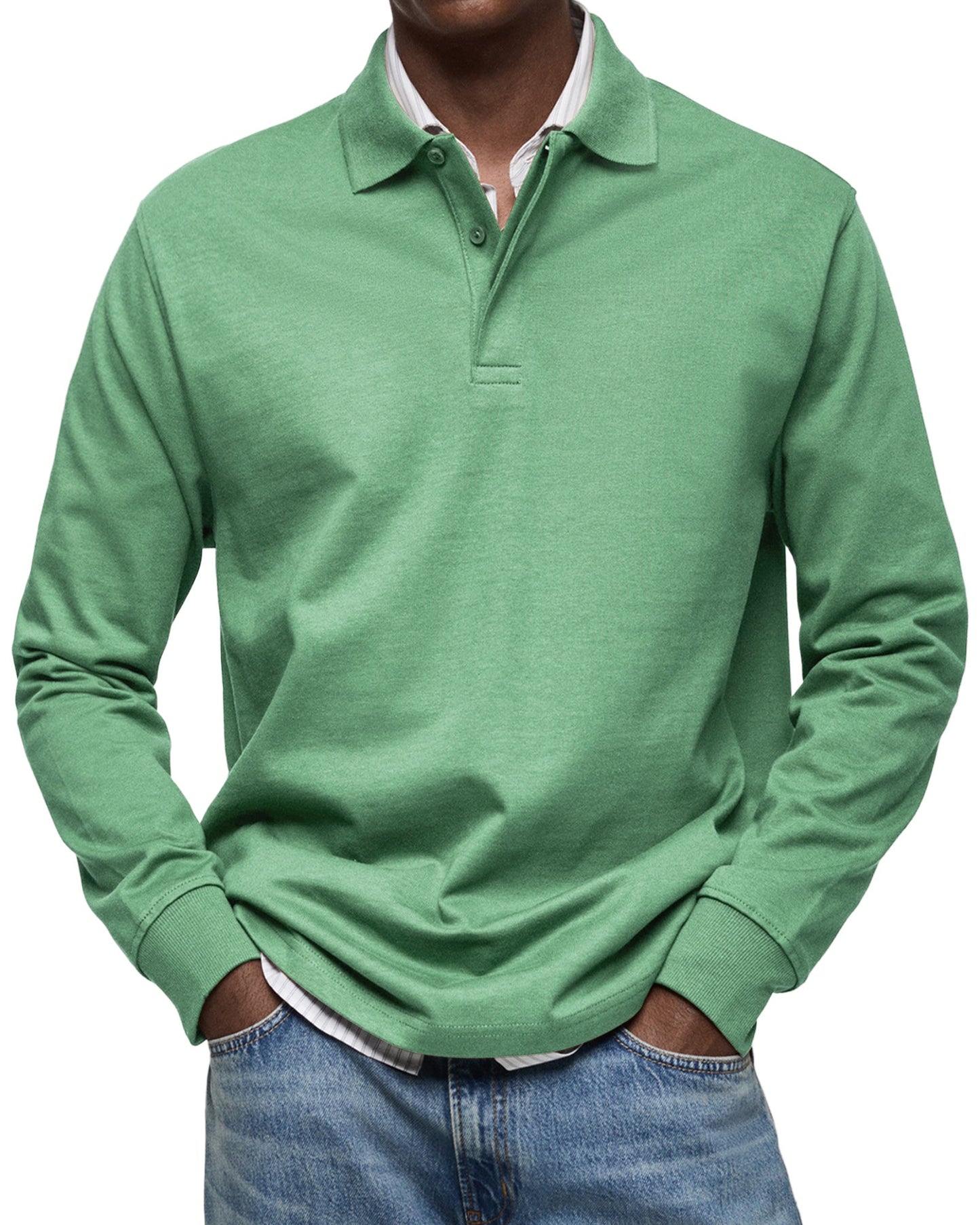Ramon | POLO DE MANGA LARGA DE LUJO