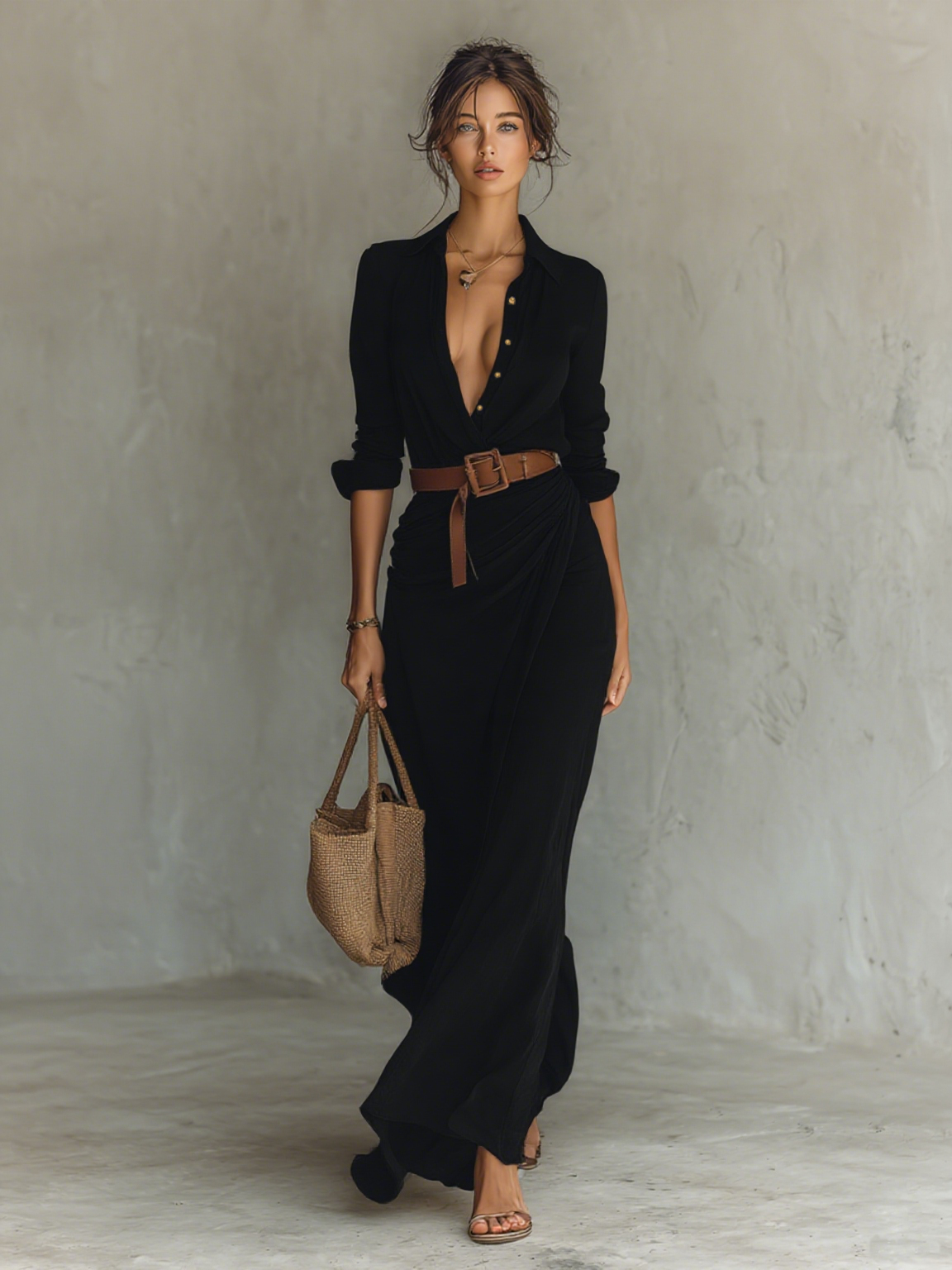 Angi | Vestido largo casual