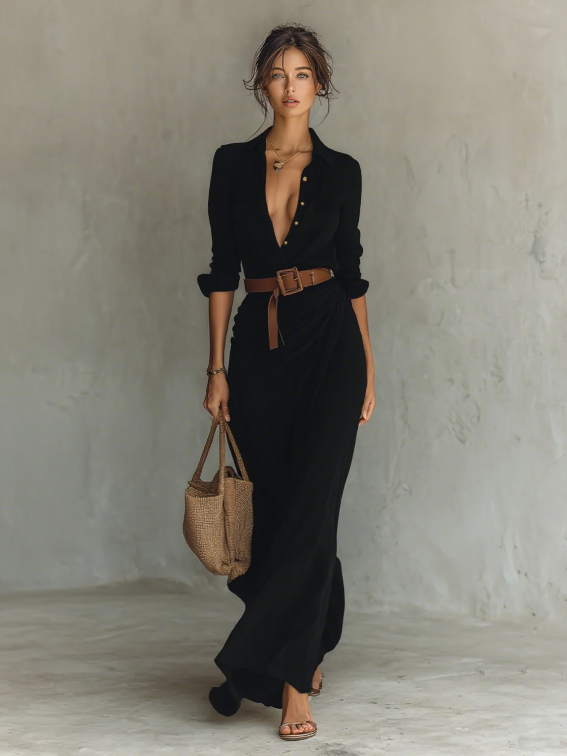 Angi | Vestido largo casual