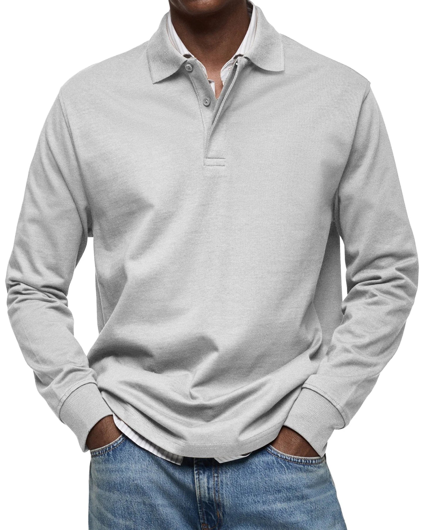 Ramon | POLO DE MANGA LARGA DE LUJO