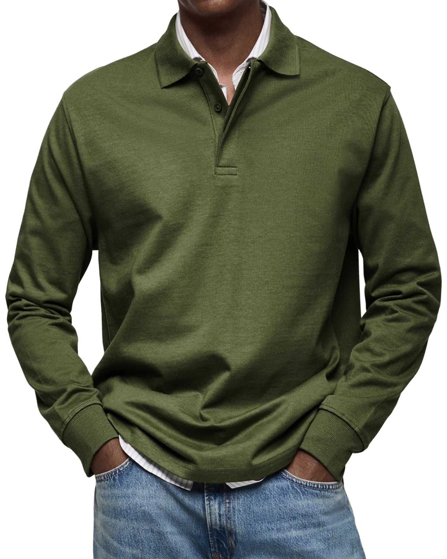 Ramon | POLO DE MANGA LARGA DE LUJO
