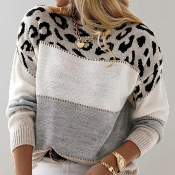 Cléa | Suéter Leoparda Chic