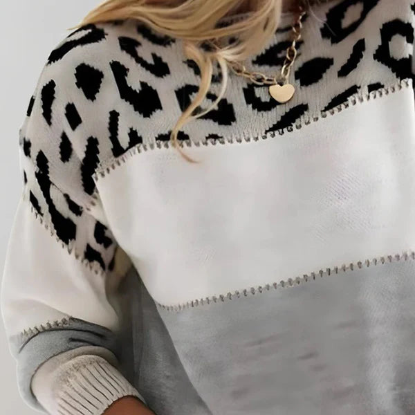 Cléa | Suéter Leoparda Chic