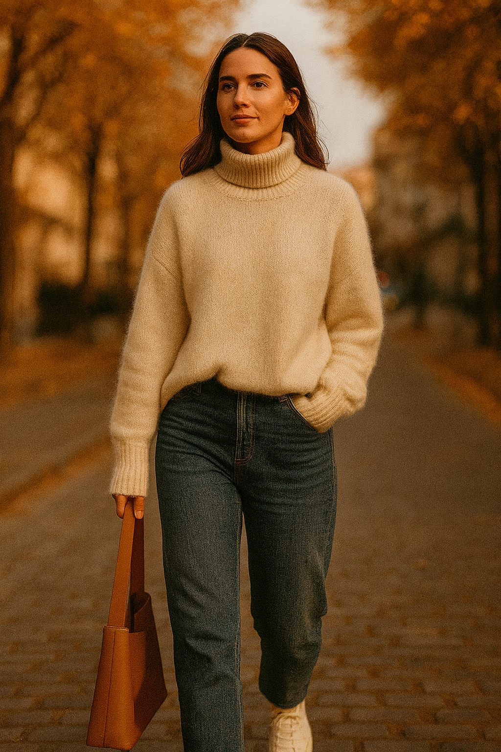 María |Cuello alto de cachemira