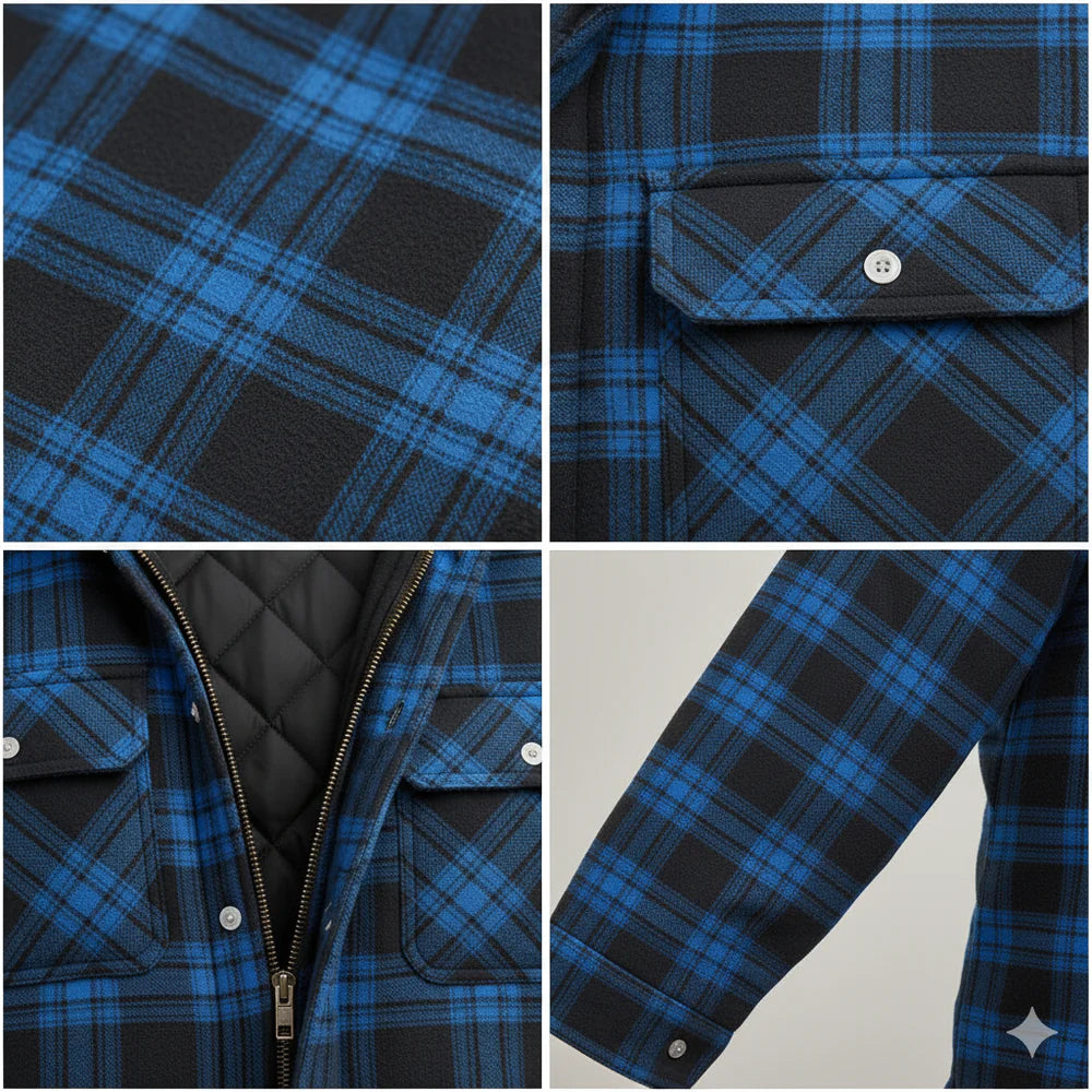 Armando – Chaqueta cálida para hombre en mezcla de lana de primera calidad