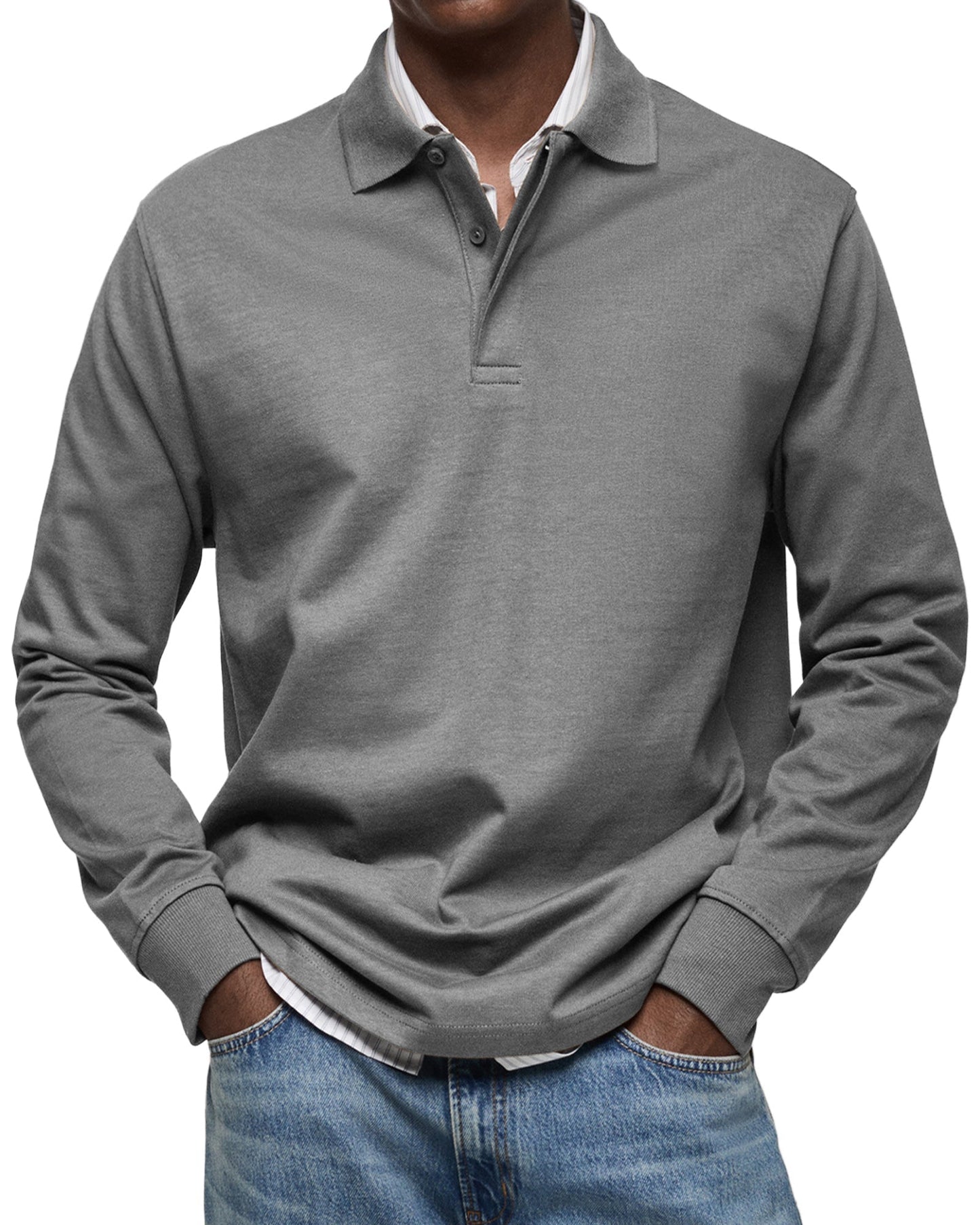 Ramon | POLO DE MANGA LARGA DE LUJO
