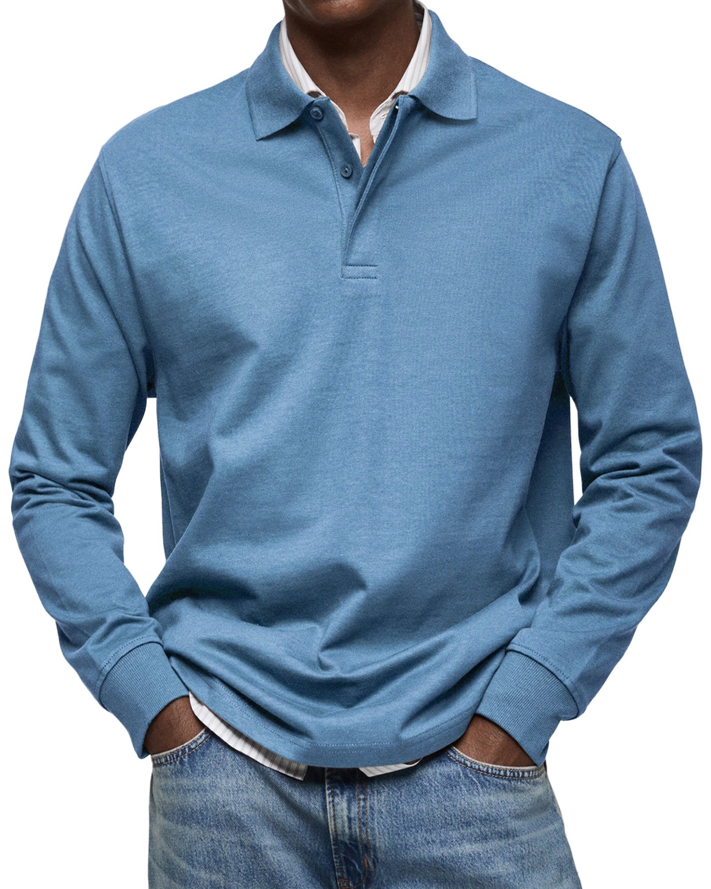 Ramon | POLO DE MANGA LARGA DE LUJO