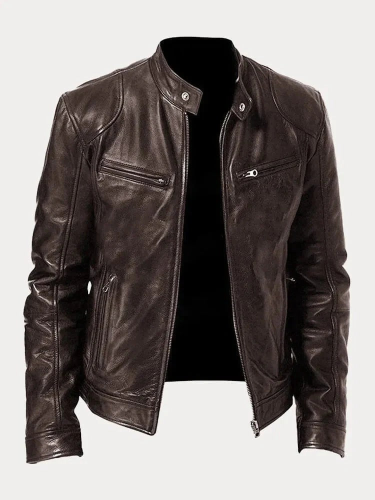 Jones | Chaqueta de cuero casual