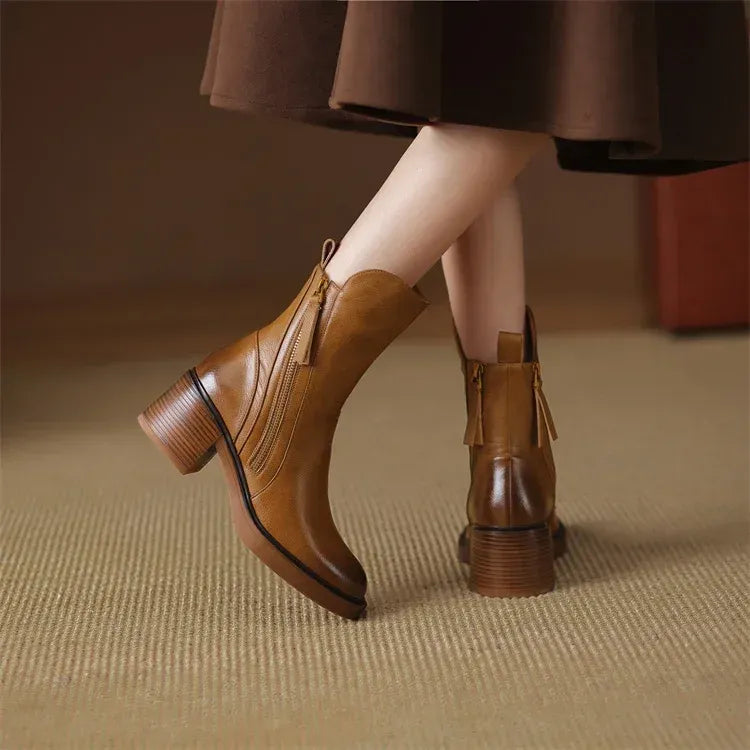 Clara – Botines de cuero