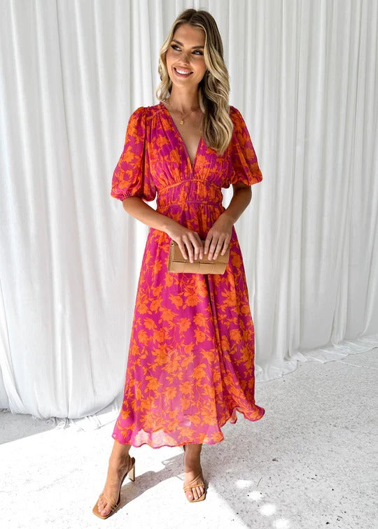 Clara | Vestido Maxi Primavera
