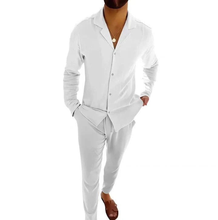 Zeus | Conjunto de lino de verano para hombre