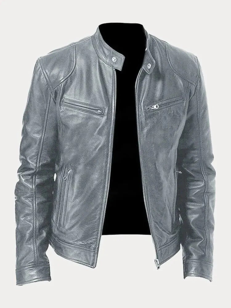 Jones | Chaqueta de cuero casual