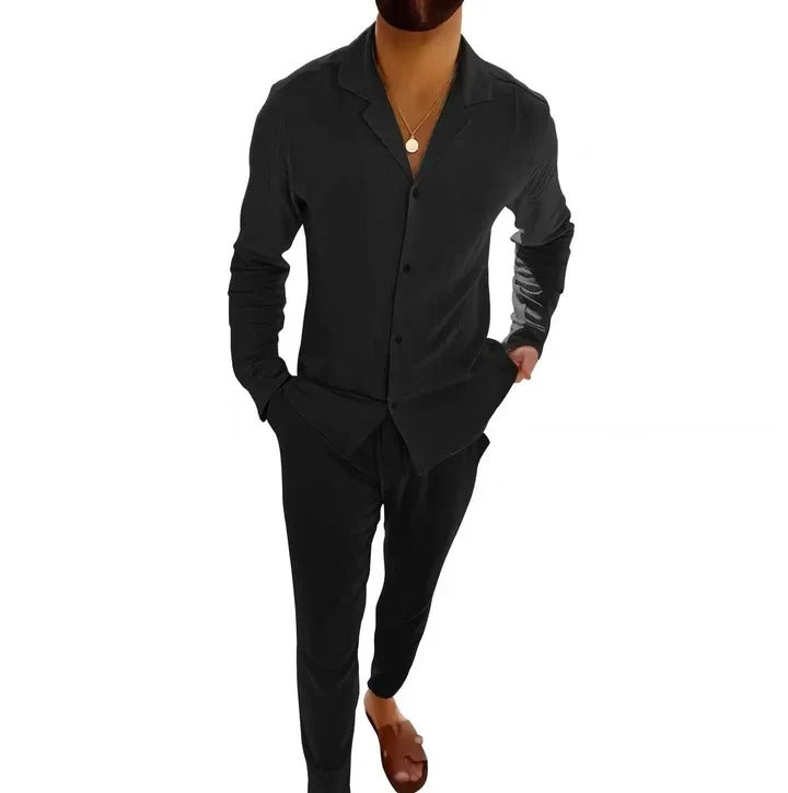 Zeus | Conjunto de lino de verano para hombre