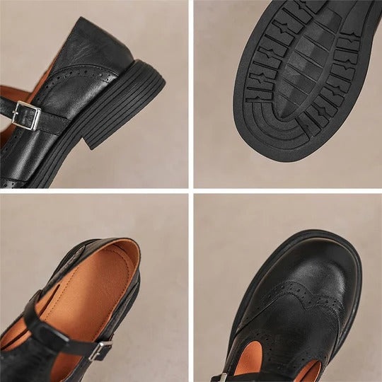Verda - Zapato de piel elegante