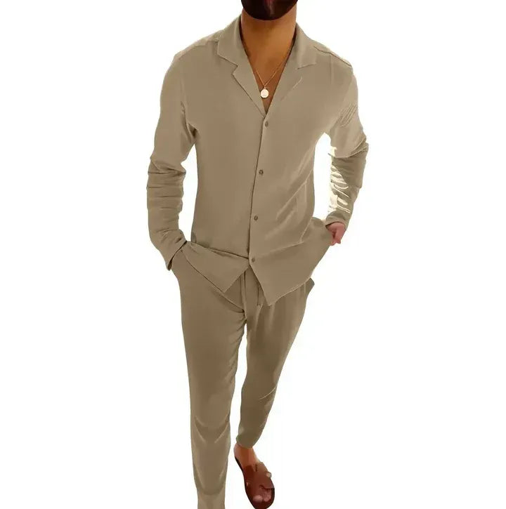 Zeus | Conjunto de lino de verano para hombre