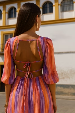 Ruty | Vestido midi con aberturas