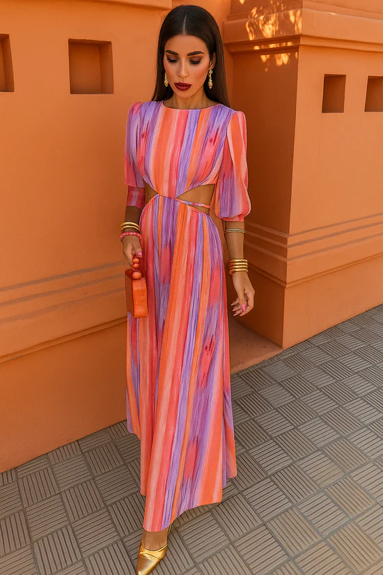 Ruty | Vestido midi con aberturas