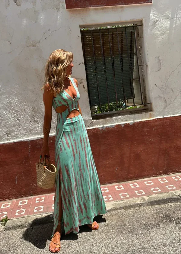 Mercedes | Vestido estampado tie-dye