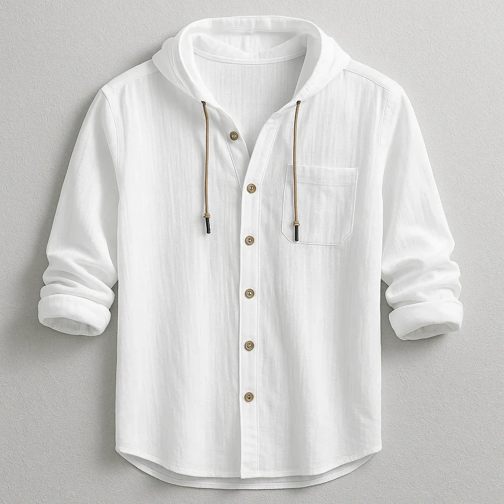 Edvin | Camisa con capucha de lujo