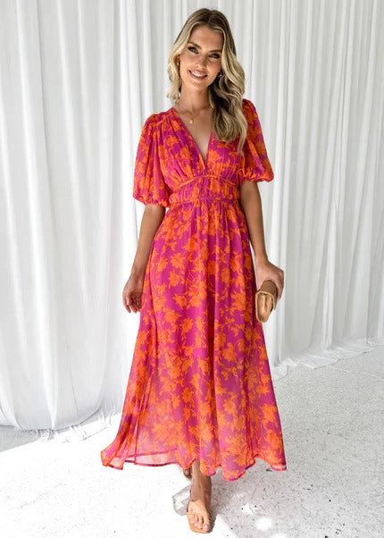 Clara | Vestido Maxi Primavera