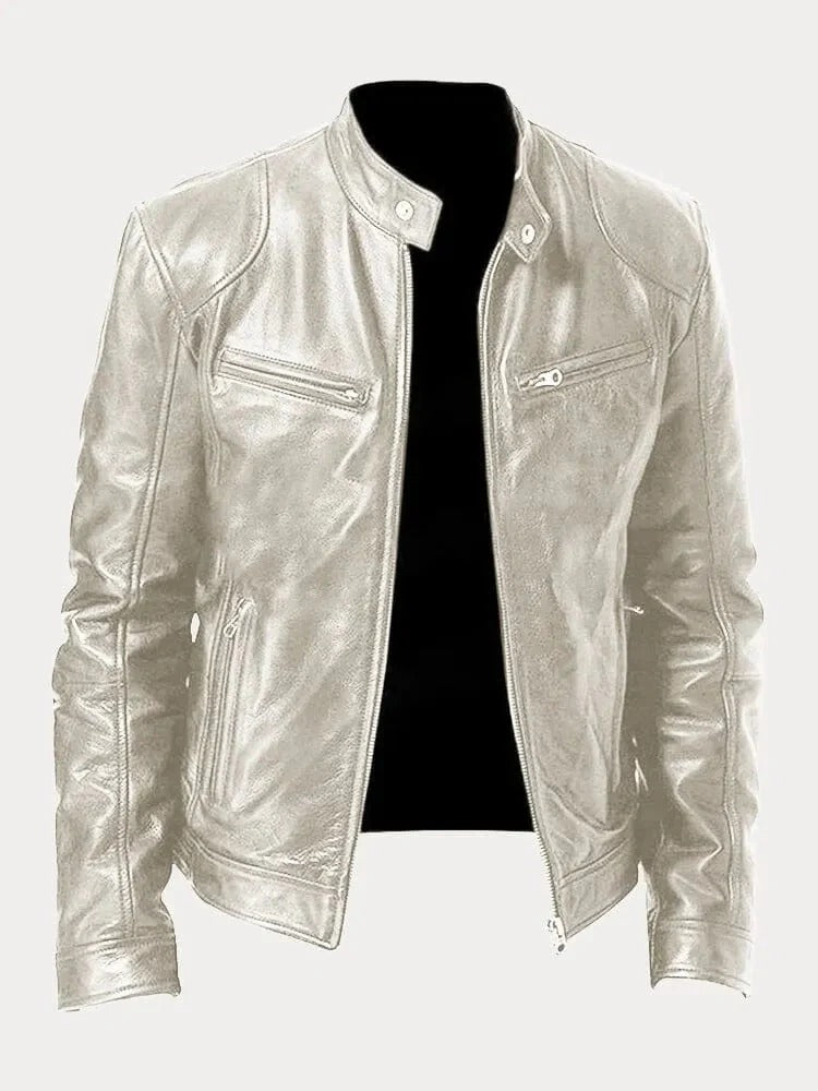 Jones | Chaqueta de cuero casual