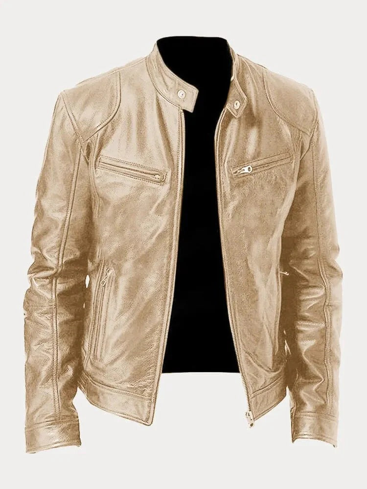 Jones | Chaqueta de cuero casual