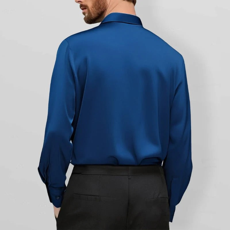 Mitchell | Camisa elástica sin arrugas para hombre