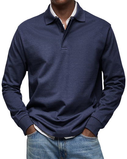 Ramon | POLO DE MANGA LARGA DE LUJO