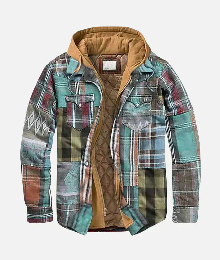 Lorenzo | Chaqueta de cuadros patchwork