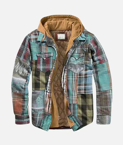 Lorenzo | Chaqueta de cuadros patchwork