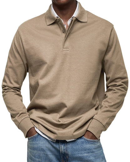 Ramon | POLO DE MANGA LARGA DE LUJO