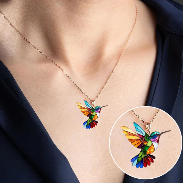 Paloma | Elegante collar de colibrí