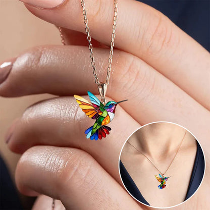 Paloma | Elegante collar de colibrí