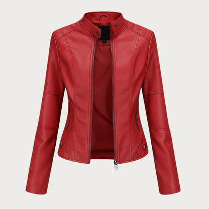 Jeniffer™ | Chaqueta de cuero de estilo moderno