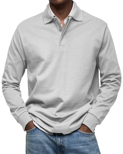 Ramon | POLO DE MANGA LARGA DE LUJO