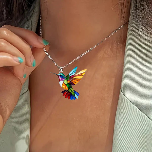 Paloma | Elegante collar de colibrí