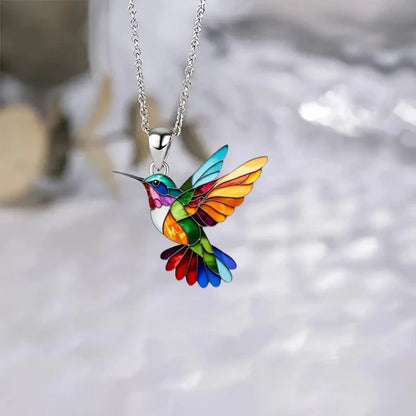 Paloma | Elegante collar de colibrí