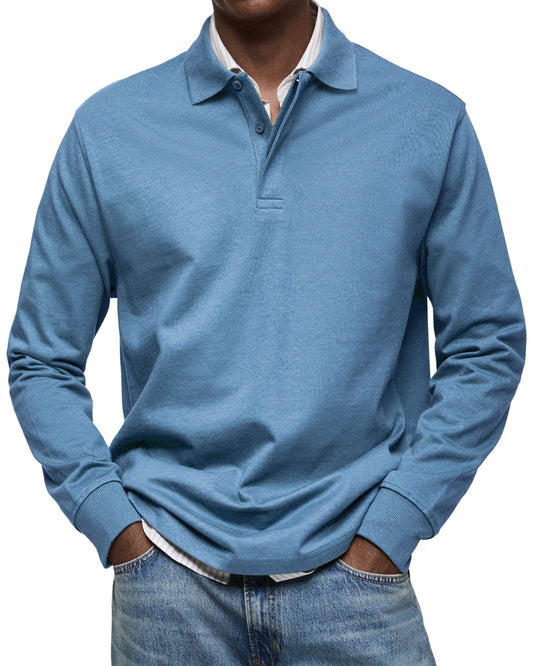 Ramon | POLO DE MANGA LARGA DE LUJO