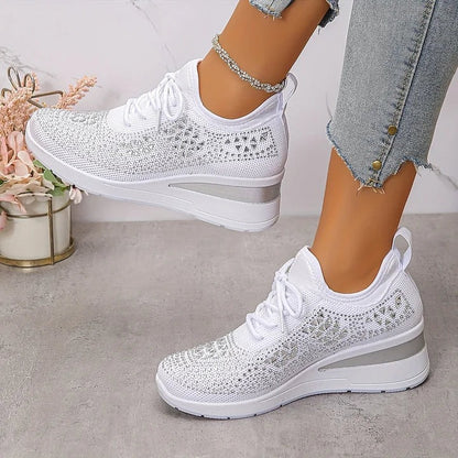 Giselle – Zapatillas ortopédicas con pedrería brillante