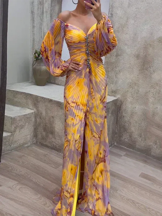 Cristina | Elegante vestido con escote en pico