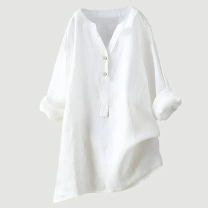 Zarina - Blusa cómoda de lino