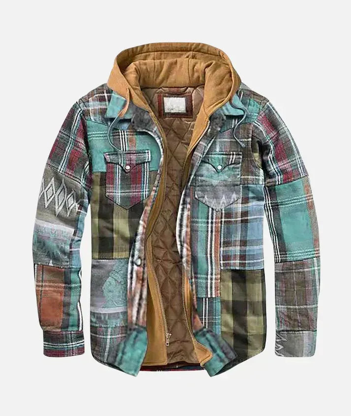 Lorenzo | Chaqueta de cuadros patchwork