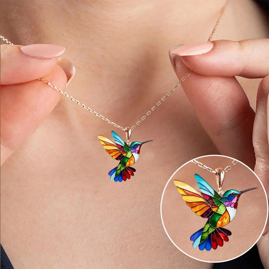 Paloma | Elegante collar de colibrí
