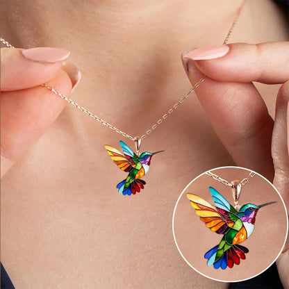 Paloma | Elegante collar de colibrí